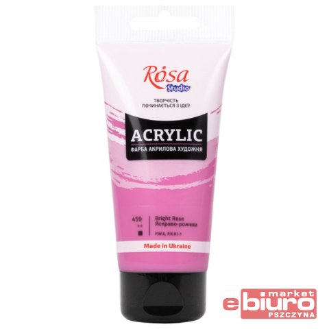 ROSA STUDIO FARBA AKRYLOWA 75ML BRIGHT ROSE 459