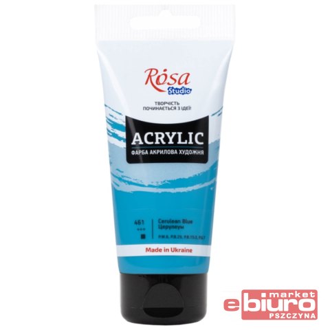 ROSA STUDIO FARBA AKRYLOWA 75ML CERULEAN BLUE 461