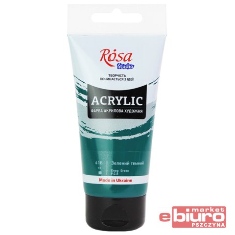 ROSA STUDIO FARBA AKRYLOWA 75ML DEEP GREEN 416