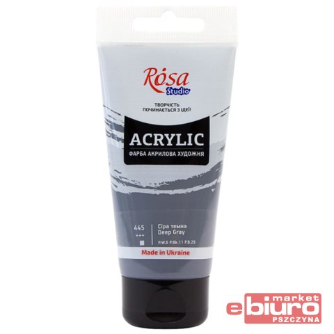 ROSA STUDIO FARBA AKRYLOWA 75ML DEEP GREY 445