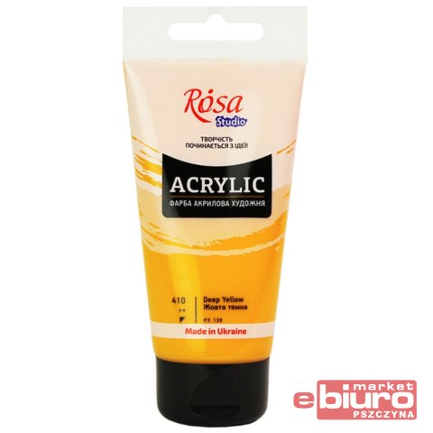 ROSA STUDIO FARBA AKRYLOWA 75ML DEEP YELLOW 410