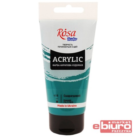 ROSA STUDIO FARBA AKRYLOWA 75ML EMERALD 418