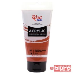 ROSA STUDIO FARBA AKRYLOWA 75ML ENGLISH RED 443