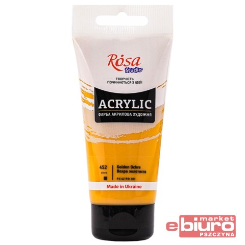 ROSA STUDIO FARBA AKRYLOWA 75ML GOLDEN OCHRE 452