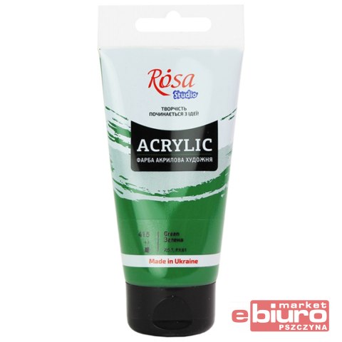 ROSA STUDIO FARBA AKRYLOWA 75ML GREEN 415