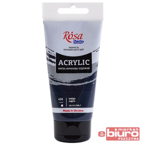 ROSA STUDIO FARBA AKRYLOWA 75ML INDIGO 450