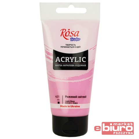 ROSA STUDIO FARBA AKRYLOWA 75ML LIGHT ROSE 421