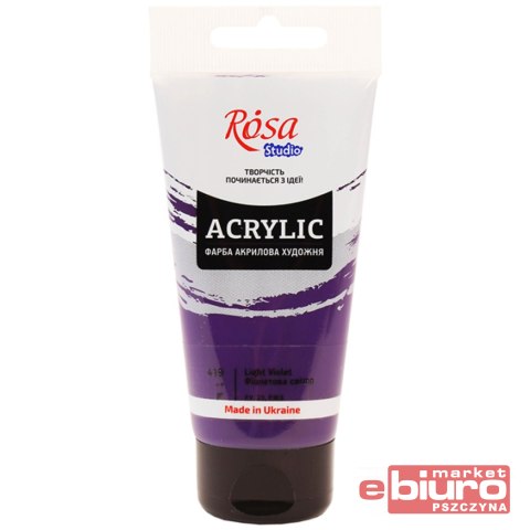 ROSA STUDIO FARBA AKRYLOWA 75ML LIGHT VIOLET 419