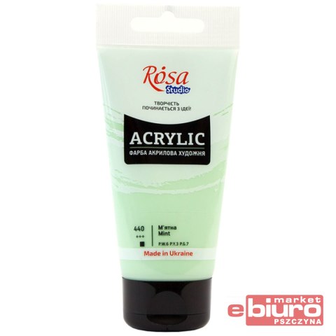 ROSA STUDIO FARBA AKRYLOWA 75ML MINT 440