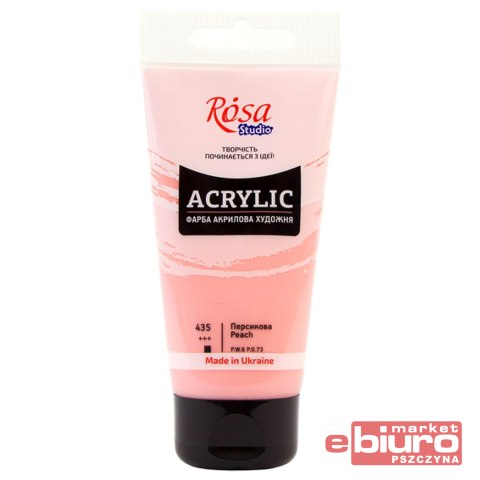 ROSA STUDIO FARBA AKRYLOWA 75ML PEACH 435