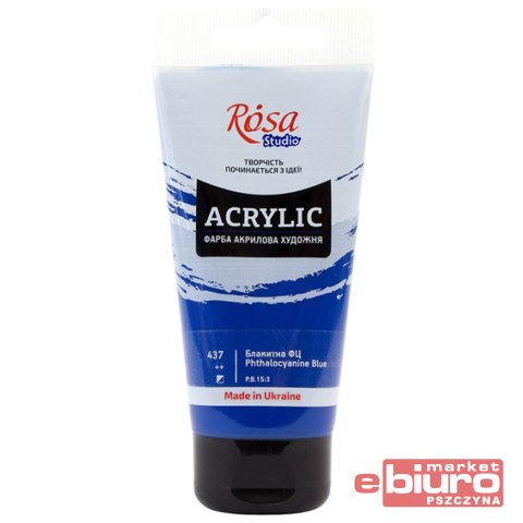 ROSA STUDIO FARBA AKRYLOWA 75ML PHTHALOCYANINE BLU