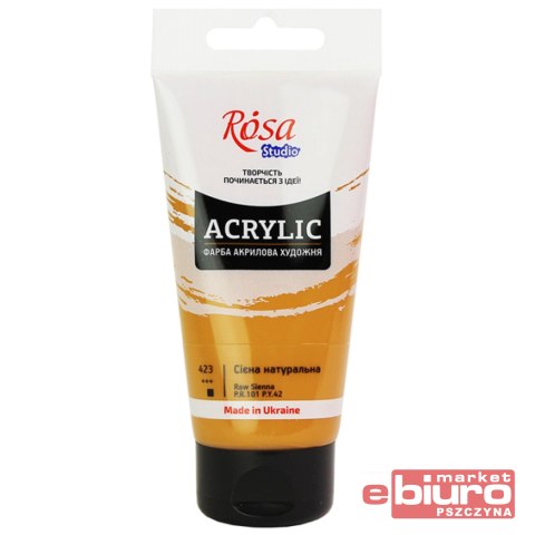 ROSA STUDIO FARBA AKRYLOWA 75ML RAW SIENNA 423