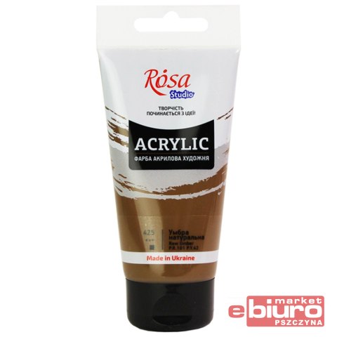 ROSA STUDIO FARBA AKRYLOWA 75ML RAW UMBER 425