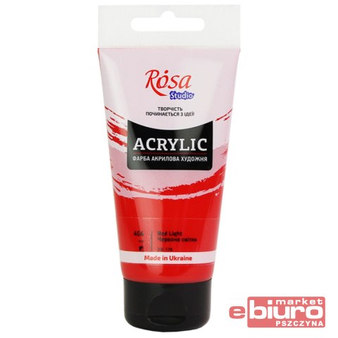 ROSA STUDIO FARBA AKRYLOWA 75ML RED LIGHT 404