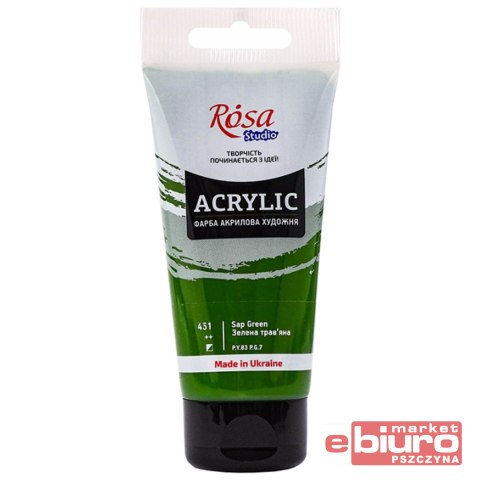ROSA STUDIO FARBA AKRYLOWA 75ML SAP GREEN 451