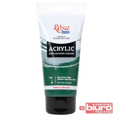 ROSA STUDIO FARBA AKRYLOWA 75ML SAP GREEN DEEP 464