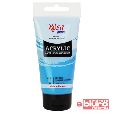 ROSA STUDIO FARBA AKRYLOWA 75ML SKY-BLUE 413