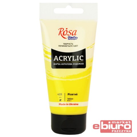 ROSA STUDIO FARBA AKRYLOWA 75ML YELLOW 409