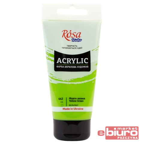 ROSA STUDIO FARBA AKRYLOWA 75ML YELLOW GREEN 442