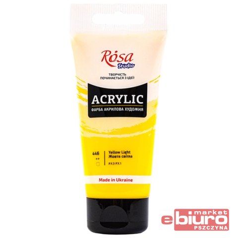 ROSA STUDIO FARBA AKRYLOWA 75ML YELLOW LIGHT 446