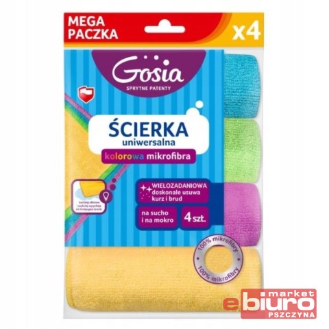 ŚCIERECZKI SZMATKI Z MIKROFIBRY UNIWERSALNE 300X300MM A'4 GOSIA