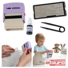 STEMPEL DO TKANIN Z LITERKAMI KIDEA