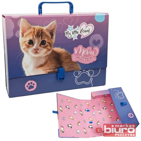 TECZKA Z RĄCZKĄ A4 XL MY LITTLE FRIEND CAT ST.M
