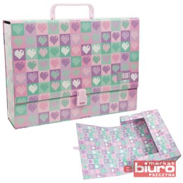TECZKA Z RĄCZKĄ A4 XL ST. RINGHT CANDY HEARTS