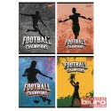 ZESZYT A4 32K KRATKA LAMIN FOOTBALL CHAMPIONS UNIP