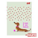 ZESZYT A4 32K KRATKA LAMIN LOVELY DACHSHUND UNIPAP