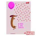 ZESZYT A4 32K LINIA DWUKOL LAM LOVELY DACHSHUND