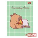 ZESZYT A4 32K LINIA DWUKOL LAMIN CAPYBARA MOOD UNI