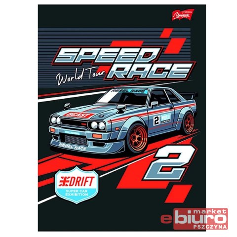 ZESZYT A4 32K LINIA PODW DWUKOL LAMIN SPEED TOUR