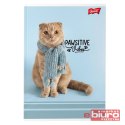 ZESZYT A5 32K KRATKA LAMIN PAWSITIVE VIBES UNIPAP