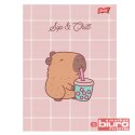 ZESZYT A5 32K LINIA PODW DWUKOL LAM CAPYBARA MOOD