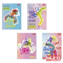ZESZYT A5 60K KRATKA LAMIN DANCE MODE UNIPAP