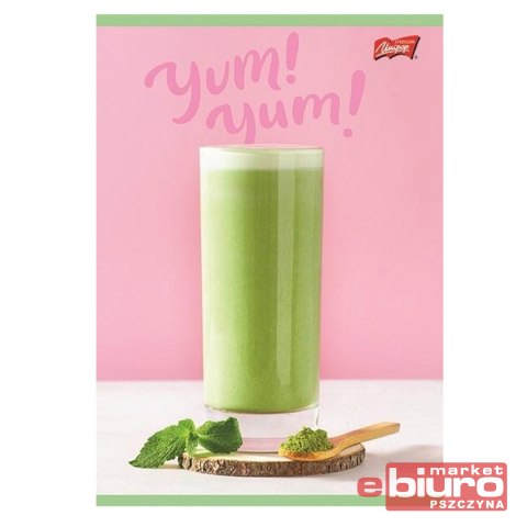 ZESZYT A5 60K LINIA LAM GREEN DELICIOUS UNIPAP