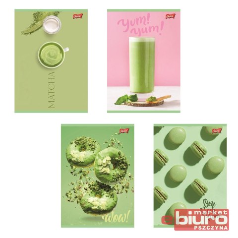 ZESZYT A5 60K LINIA LAM GREEN DELICIOUS UNIPAP