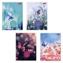 ZESZYT A5 96K KRATKA LAMIN BUTTERFLY MEADOW UNIPAP