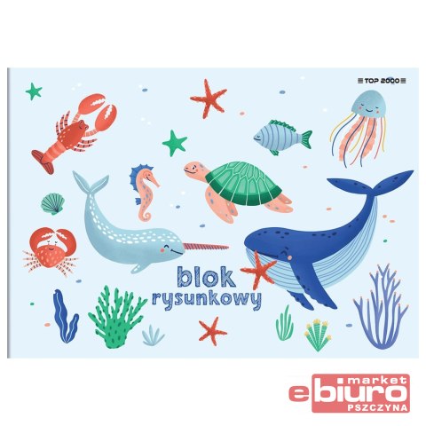 BLOK RYSUNKOWY TOP 2000 BASIC A4/20K BIAŁY