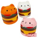GNIOTEK KOTEK HAMBURGER SQUISHY 7X9 MIX3 FOL