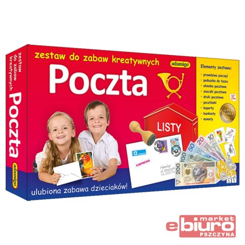 GRA EDUKACYJNA PLANSZOWA POCZTA ADAMIGO