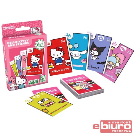 GRA KARCIANA HELLO KITTY 4W1 SHUFFLE CARTAMUNDI