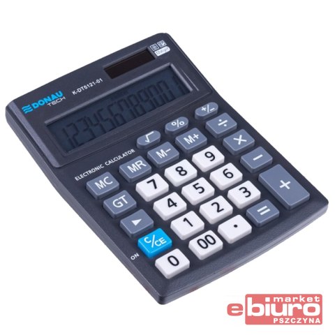 KALKULATOR DONAU TECH OFFICE K-DT5121 12CYFR CZARN