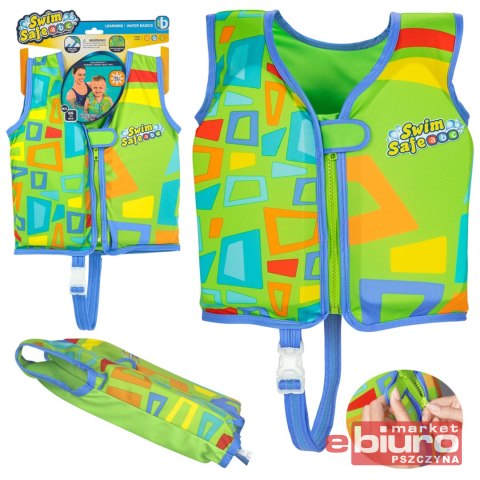 KAMIZELKA DO NAUKI PŁYW. M/L ZIELONA 32177 BESTWA