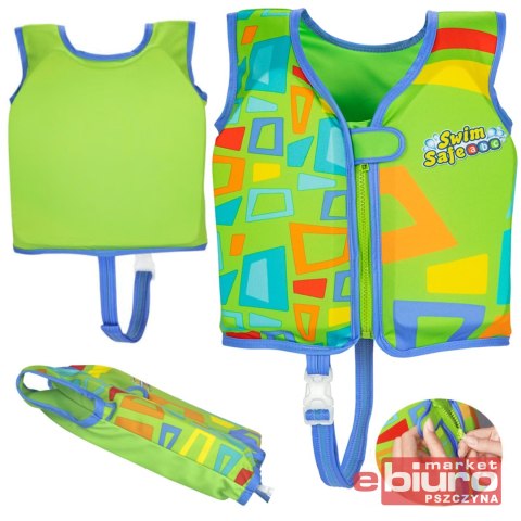 KAMIZELKA DO NAUKI PŁYW. M/L ZIELONA 32177 BESTWA