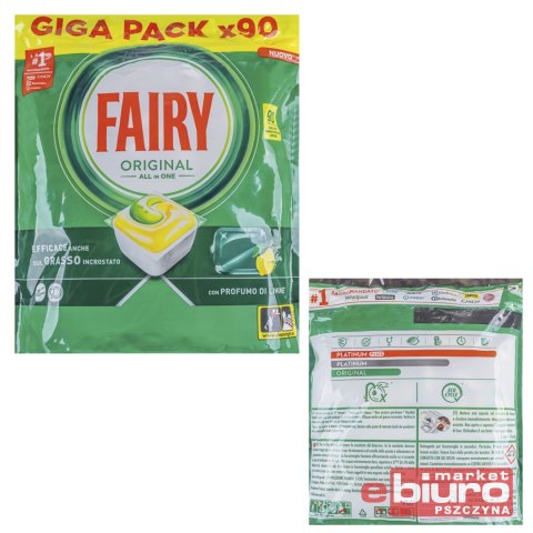 KAPSUŁKI DO ZMYWARKI FAIRY ALL-IN-ONE LEMON A'90