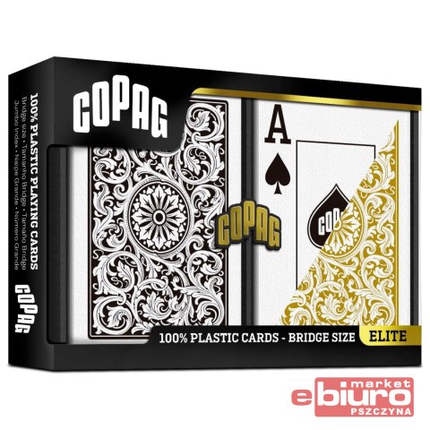 KARTY DO GRY POKER COPAG JUMBO BL/GOLD CARTAMUNDI