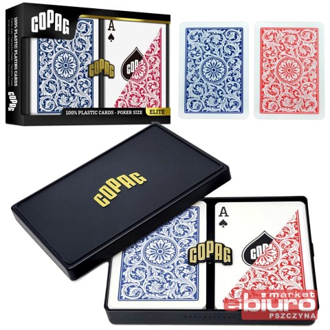 KARTY DO GRY POKER COPAG JUMBO BL/RED CARTAMUNDI