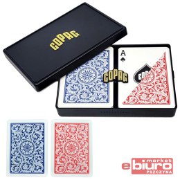 KARTY DO GRY POKER COPAG JUMBO BL/RED CARTAMUNDI